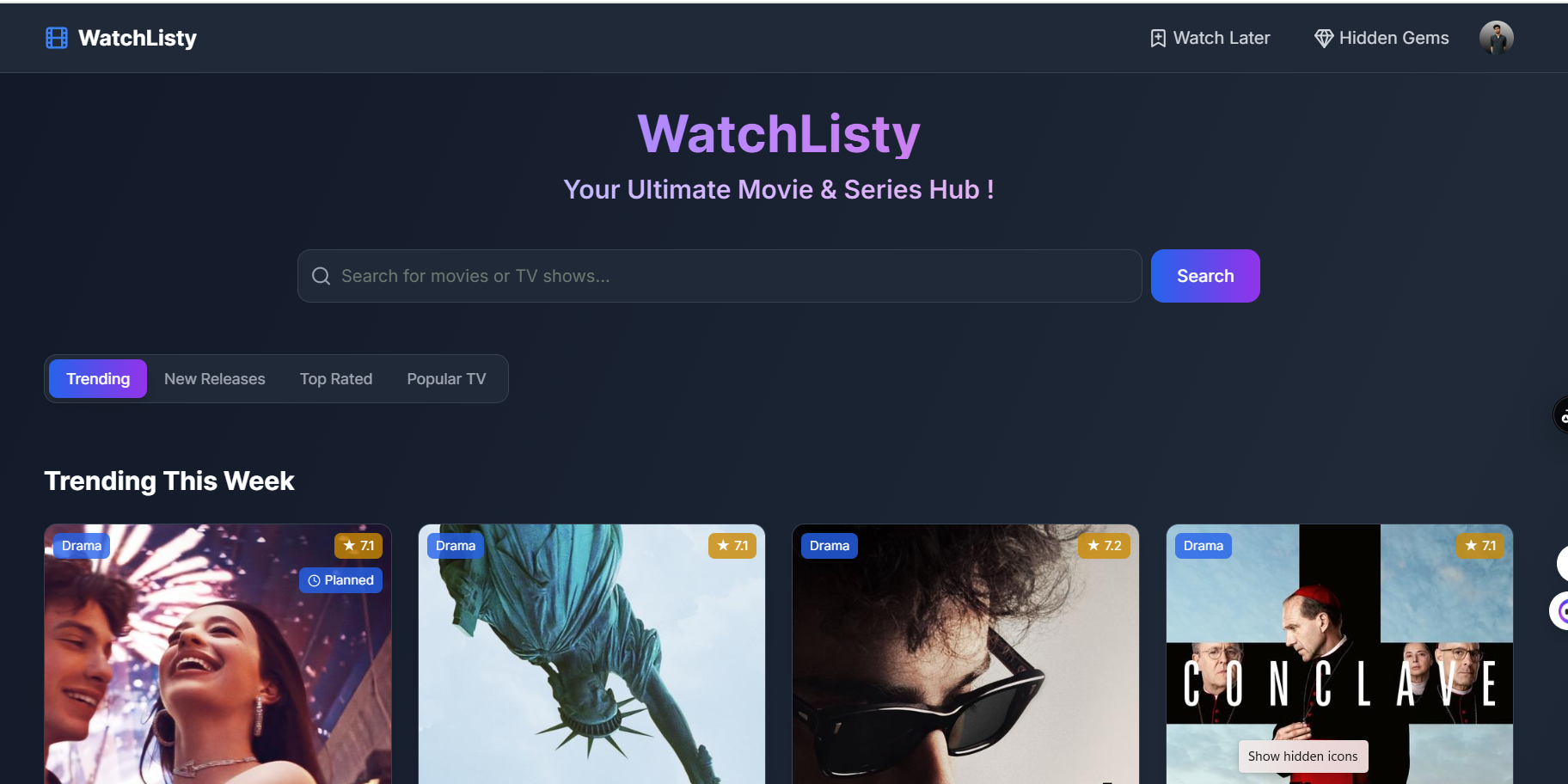 WatchListy